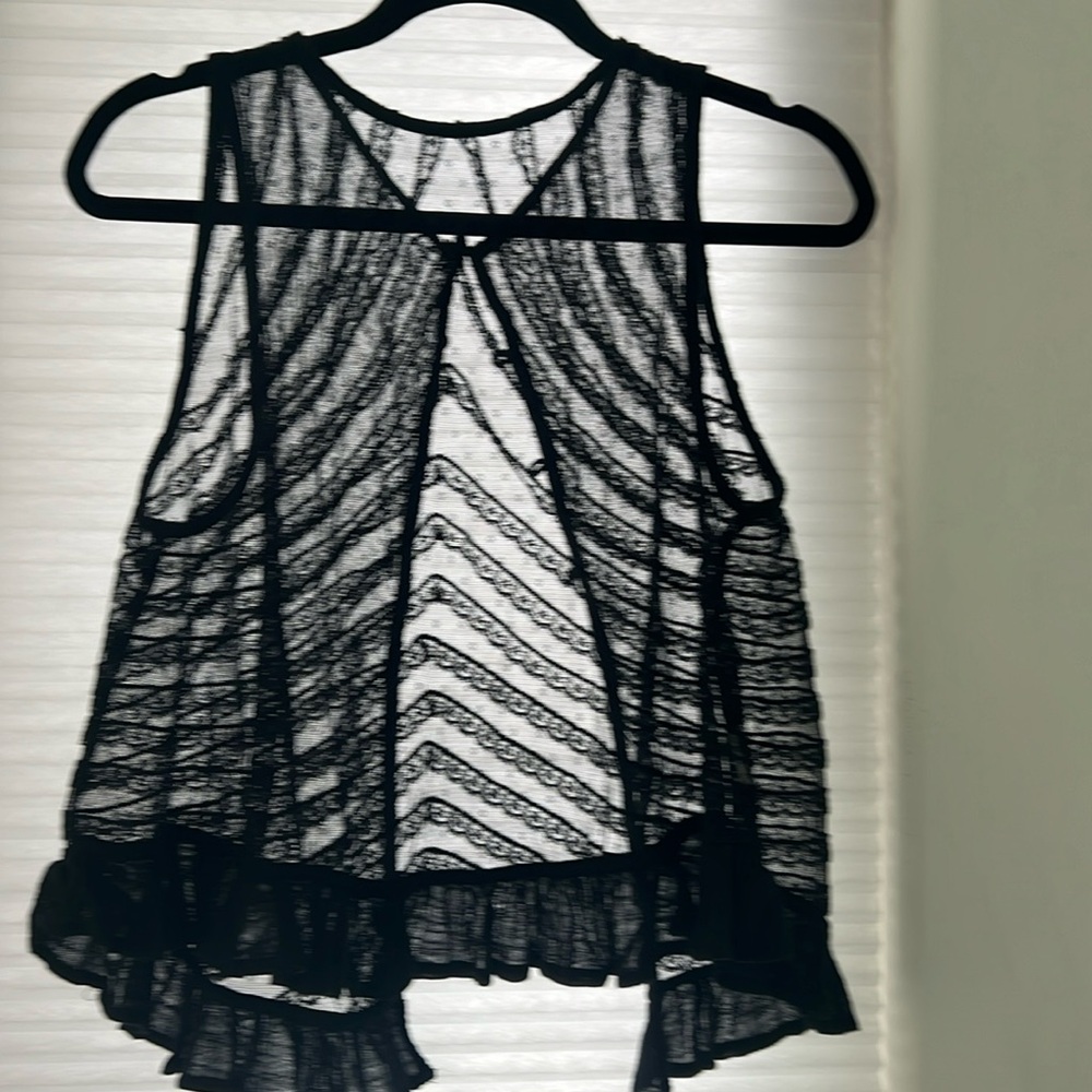 Free people lace button up tank